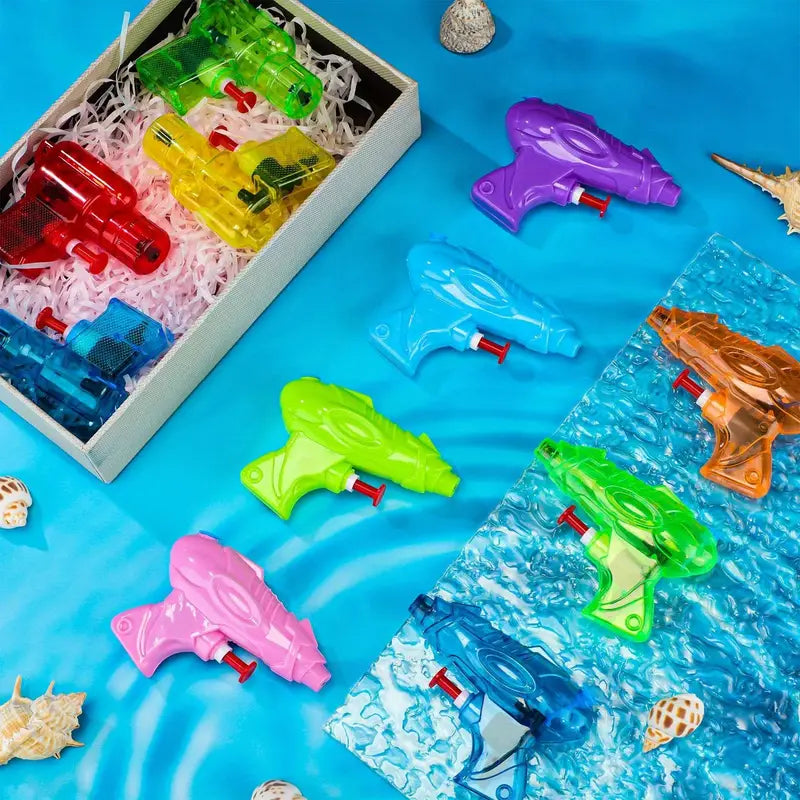 Pack x5 Pistolas de Agua Mini Coloridas – ¡Diversión Refrescante para el Verano!