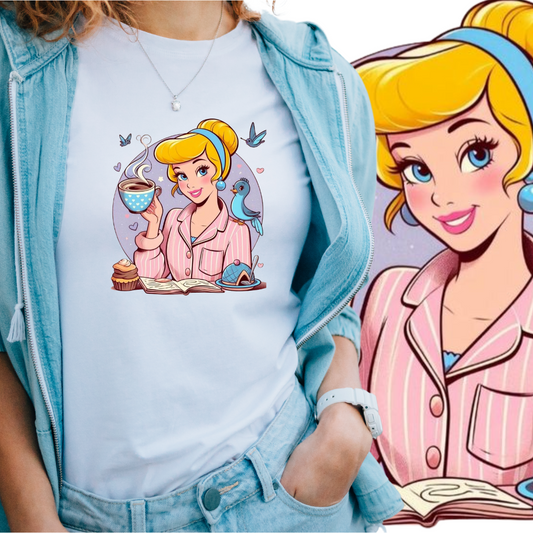 Camiseta Personalizada de Cenicienta – Magia en tu Estilo